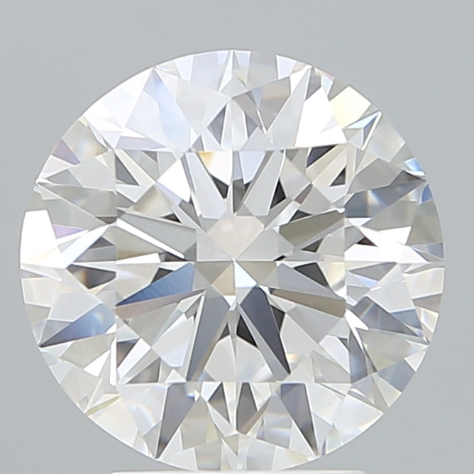 3.57 Carat Round Shaped, Ideal Cut, D Color, VVS2 Clarity, IGI Certified Lab Grown Diamond