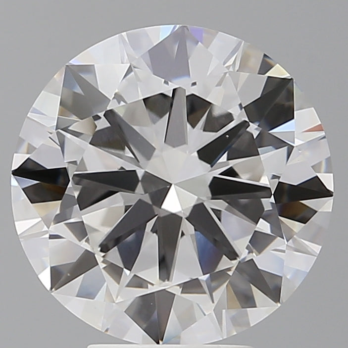 5.52 Carat Round Shaped, Excellent Cut, E Color, VVS2 Clarity, IGI Certified Lab Grown Diamond