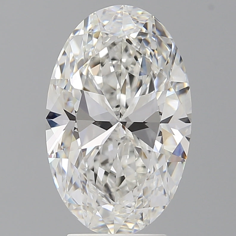 4.08 Carat Oval Shaped, Ideal Cut, E Color, VVS2 Clarity, IGI Certified Lab Grown Diamond