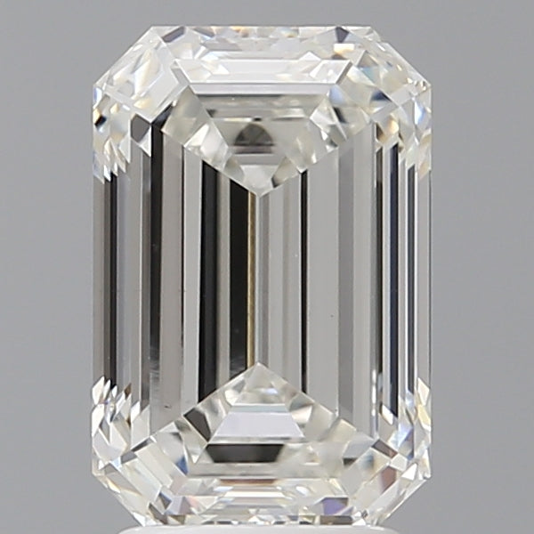 2.92 Carat Emerald Shaped, Ideal Cut, F Color, VS1 Clarity, IGI Certified Lab Grown Diamond