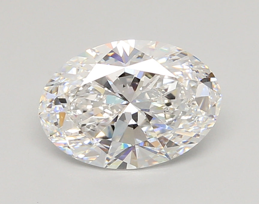2.05 Carat Oval Shaped, Ideal Cut, D Color, VS1 Clarity, IGI Certified Lab Grown Diamond