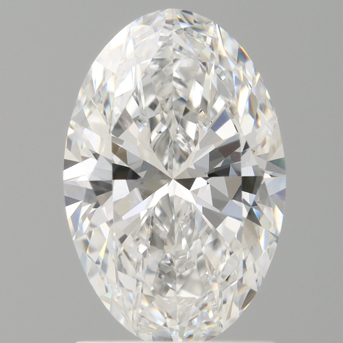 1.60 Carat Oval Shaped, Ideal Cut, D Color, VVS2 Clarity, IGI Certified Lab Grown Diamond