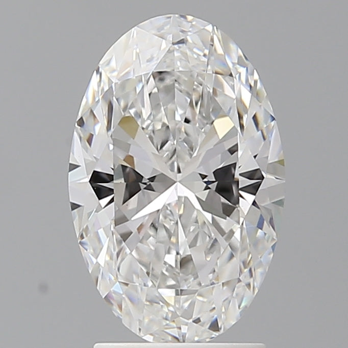 2.57 Carat Oval Shaped, Ideal Cut, D Color, VS1 Clarity, IGI Certified Lab Grown Diamond