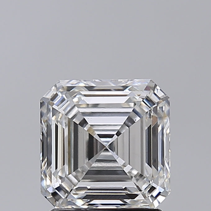 2.02 Carat Asscher Shaped, Very Good Cut, F Color, VS1 Clarity, IGI Certified Lab Grown Diamond