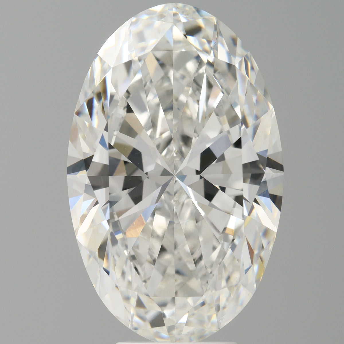 7.02 Carat Oval Shaped, Ideal Cut, F Color, VVS2 Clarity, IGI Certified Lab Grown Diamond