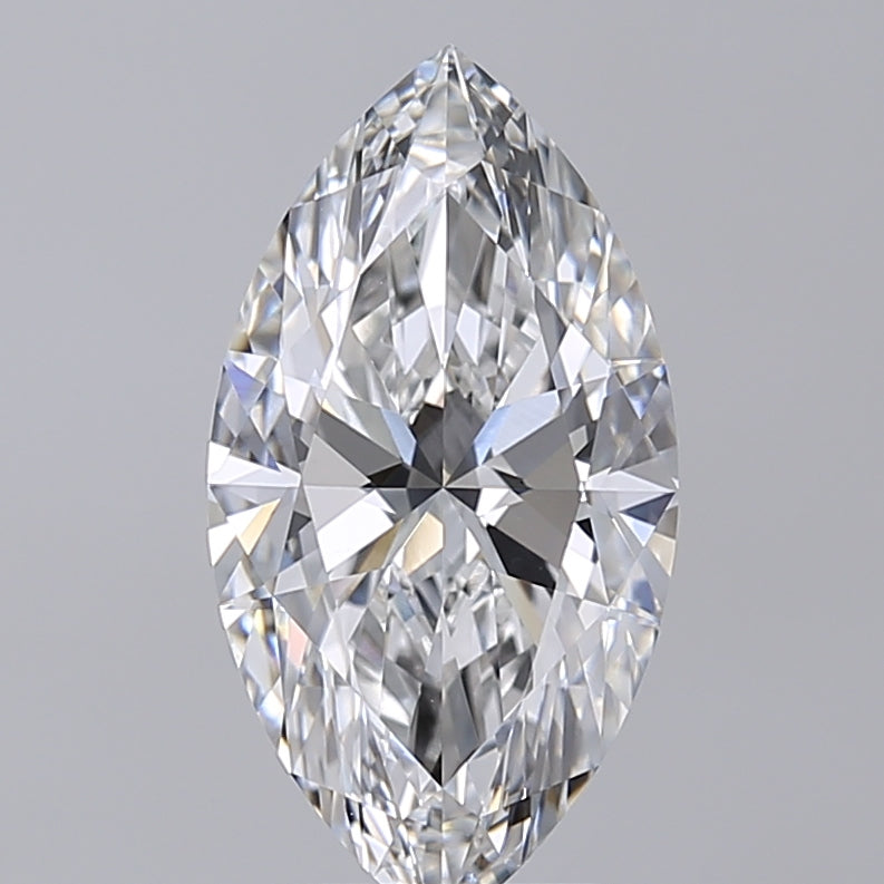 2.76 Carat Marquise Shaped, Excellent Cut, E Color, VVS2 Clarity, IGI Certified Lab Grown Diamond