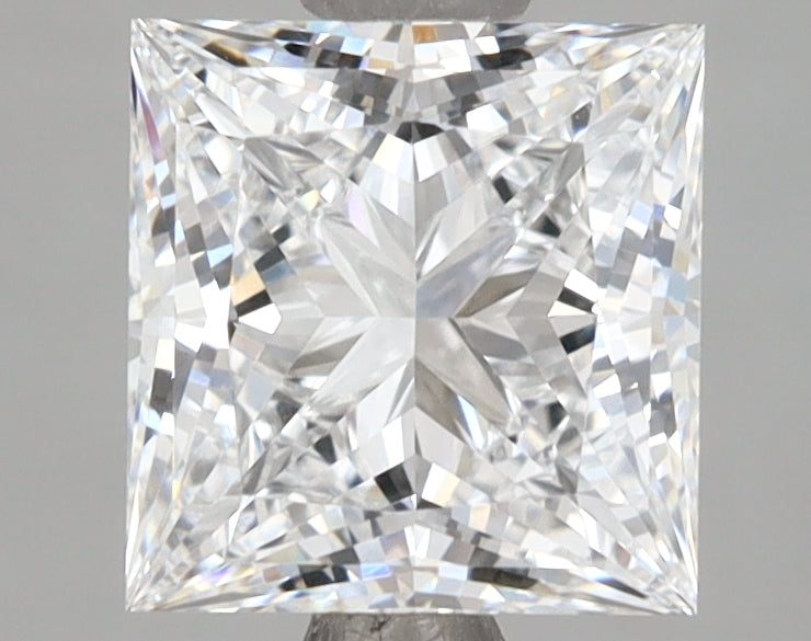 2.26 Carat Princess Shaped, Excellent Cut, D Color, VVS1 Clarity, IGI Certified Lab Grown Diamond