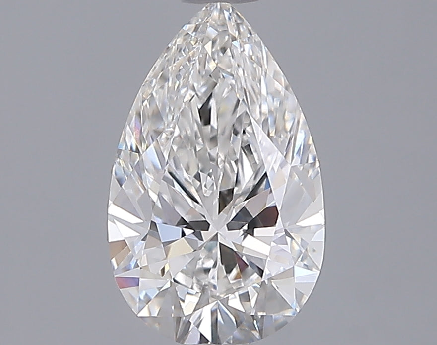 1.53 Carat Pear Shaped, Ideal Cut, F Color, VVS1 Clarity, IGI Certified Lab Grown Diamond
