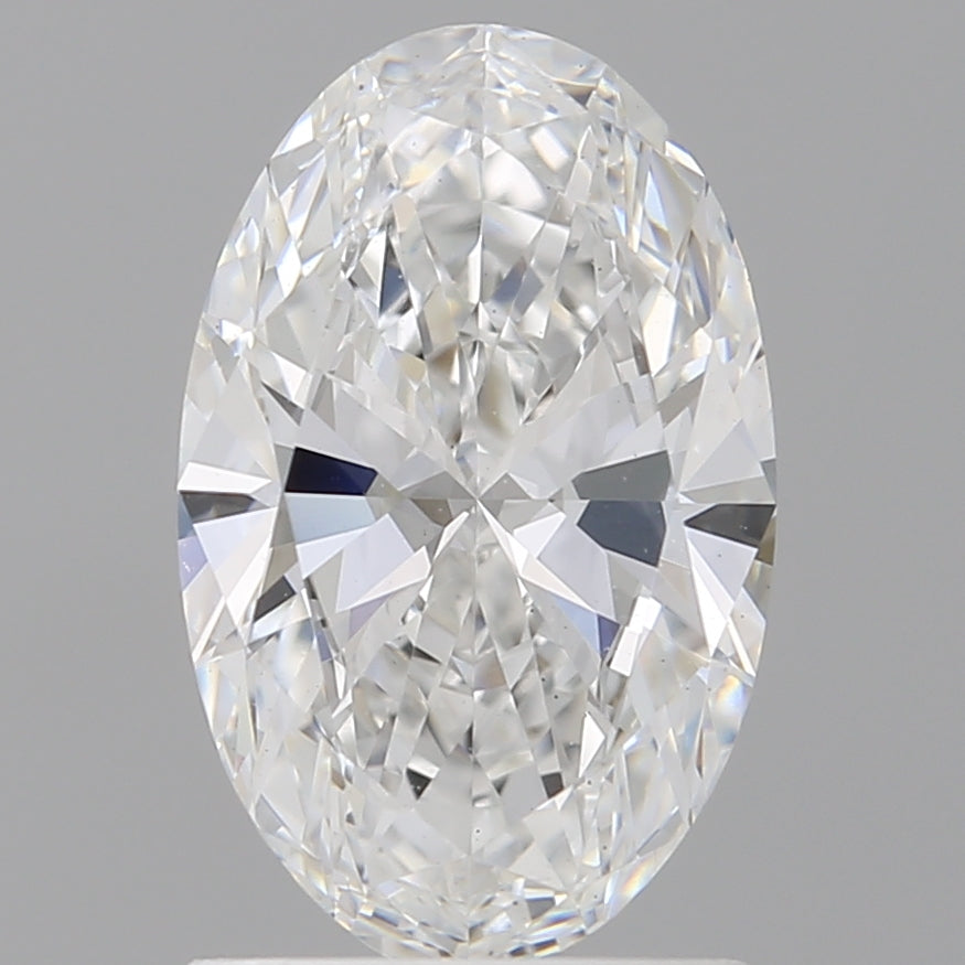 1.50 Carat Oval Shaped, Excellent Cut, E Color, VS1 Clarity, IGI Certified Lab Grown Diamond