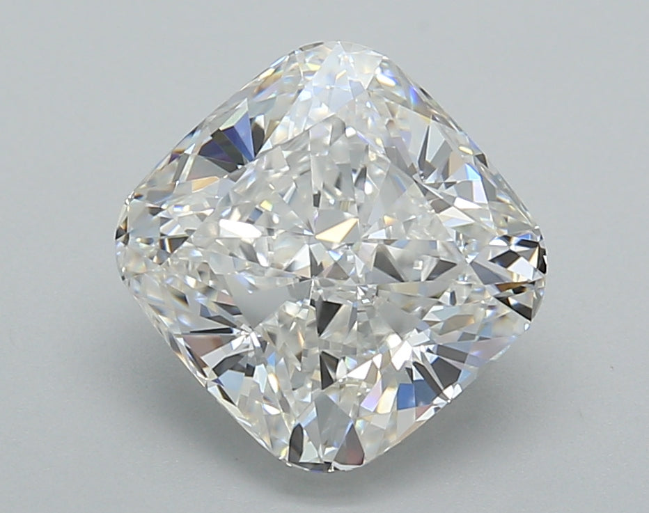 3.02 Carat Cushion Shaped, Excellent Cut, E Color, VVS2 Clarity, IGI Certified Lab Grown Diamond