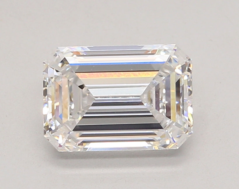 2.04 Carat Emerald Shaped, Ideal Cut, D Color, VVS1 Clarity, IGI Certified Lab Grown Diamond