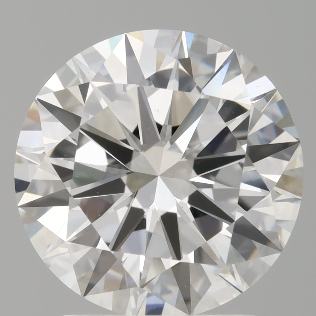 2.54 Carat Round Shaped, Excellent Cut, E Color, VS1 Clarity, IGI Certified Lab Grown Diamond