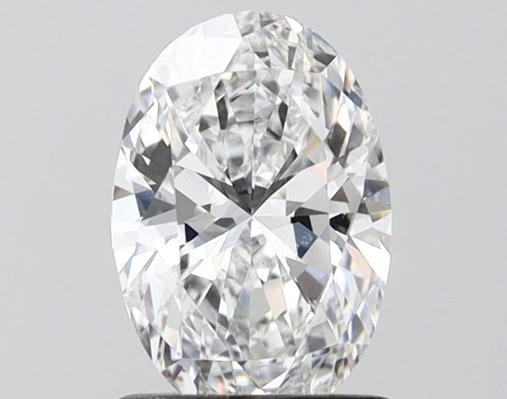 1.11 Carat Oval Shaped, Excellent Cut, D Color, VVS2 Clarity, IGI Certified Lab Grown Diamond