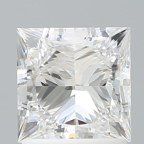 1.70 Carat Princess Shaped, Ideal Cut, D Color, VVS2 Clarity, IGI Certified Lab Grown Diamond