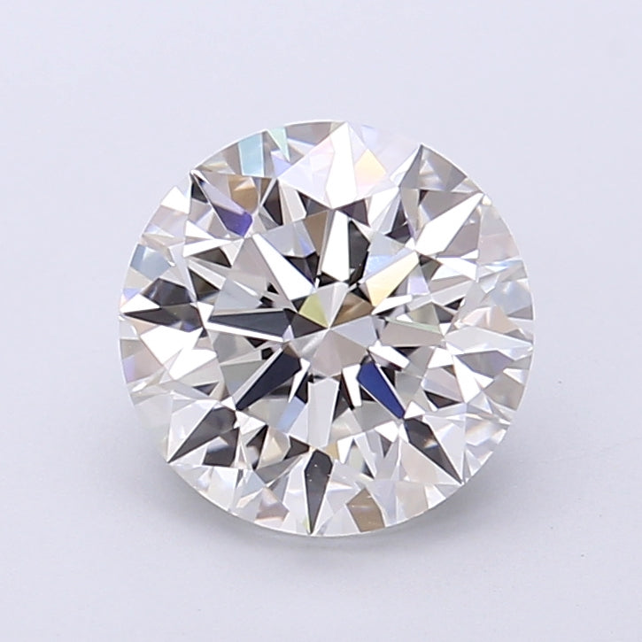 2.04 Carat Round Shaped, Ideal Cut, E Color, VVS2 Clarity, IGI Certified Lab Grown Diamond
