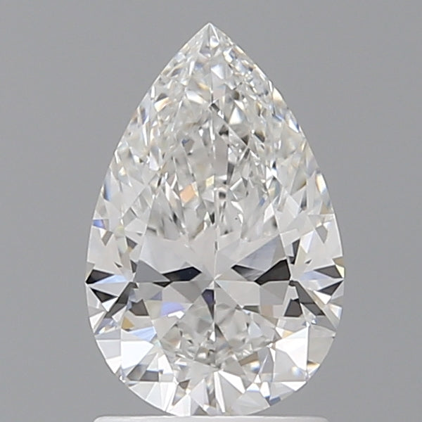 1.54 Carat Pear Shaped, Ideal Cut, E Color, VVS2 Clarity, IGI Certified Lab Grown Diamond