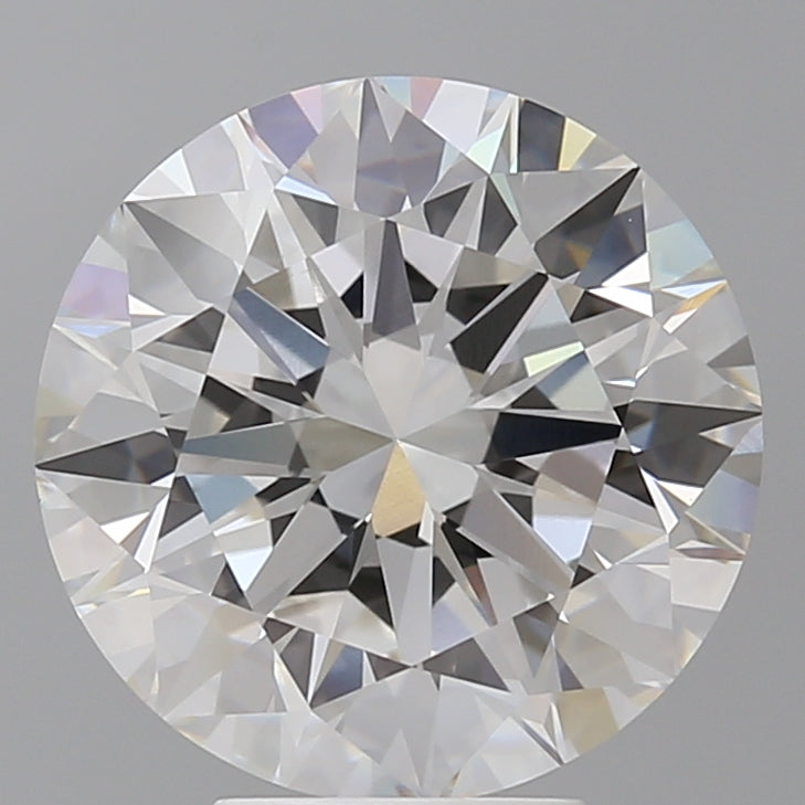 6.03 Carat Round Shaped, Excellent Cut, E Color, VVS2 Clarity, IGI Certified Lab Grown Diamond