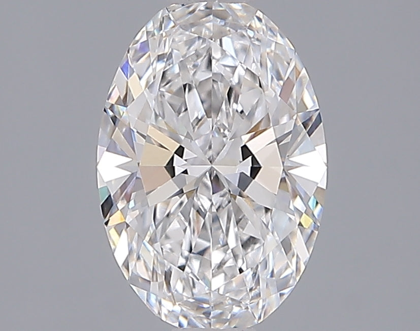 1.55 Carat Oval Shaped, Ideal Cut, D Color, VVS2 Clarity, IGI Certified Lab Grown Diamond
