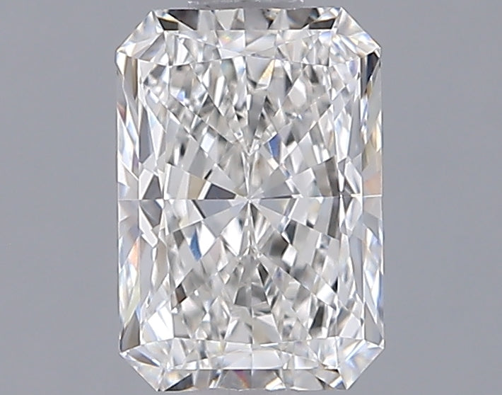 1.30 Carat Radiant Shaped, Ideal Cut, E Color, VVS2 Clarity, IGI Certified Lab Grown Diamond