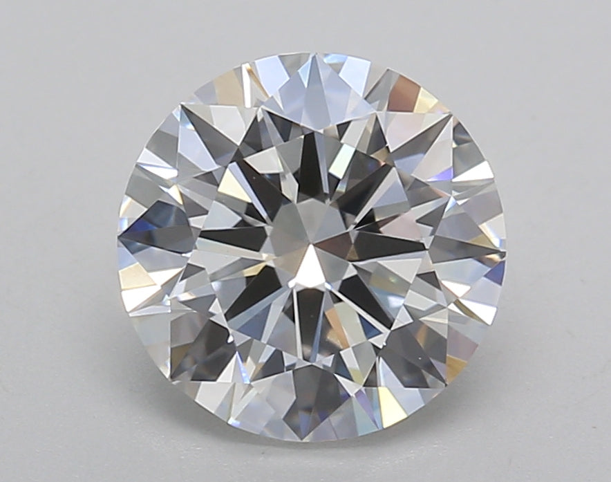 2.52 Carat Round Shaped, Excellent Cut, E Color, VVS2 Clarity, IGI Certified Lab Grown Diamond
