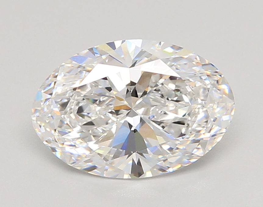 2.50 Carat Oval Shaped, Ideal Cut, E Color, VVS1 Clarity, IGI Certified Lab Grown Diamond