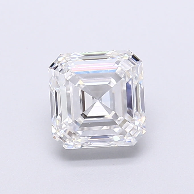 1.89 Carat Asscher Shaped, Very Good Cut, D Color, VVS2 Clarity, IGI Certified Lab Grown Diamond