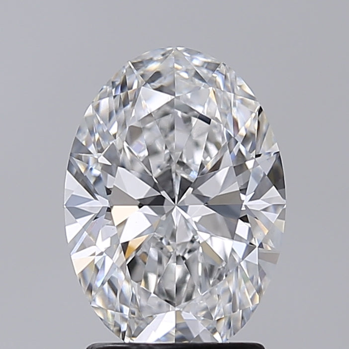 2.02 Carat Oval Shaped, Excellent Cut, D Color, VVS2 Clarity, IGI Certified Lab Grown Diamond