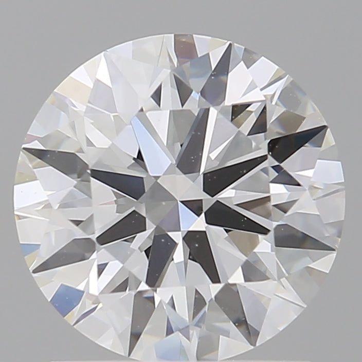 1.58 Carat Round Shaped, Ideal Cut, D Color, VVS2 Clarity, IGI Certified Lab Grown Diamond
