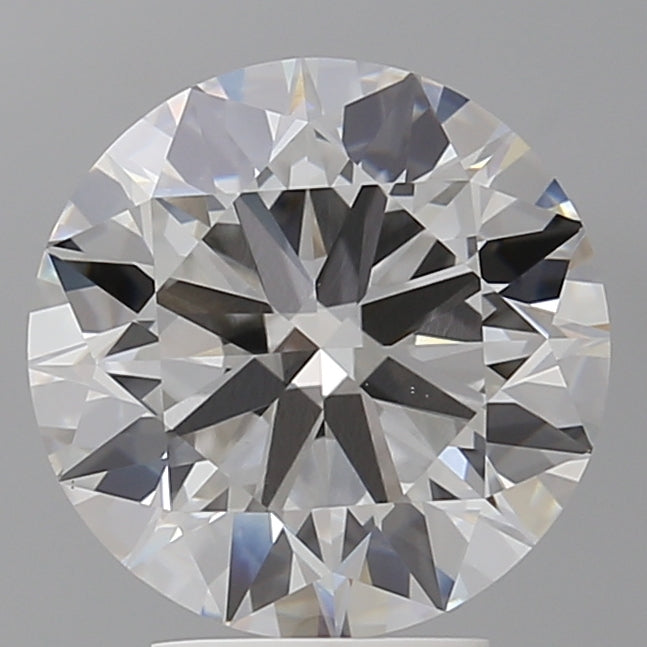 4.04 Carat Round Shaped, Ideal Cut, E Color, VVS2 Clarity, IGI Certified Lab Grown Diamond