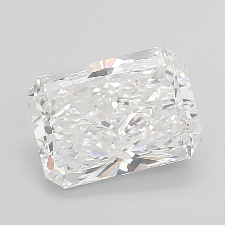 4.99 Carat Radiant Shaped, Ideal Cut, E Color, VVS2 Clarity, IGI Certified Lab Grown Diamond
