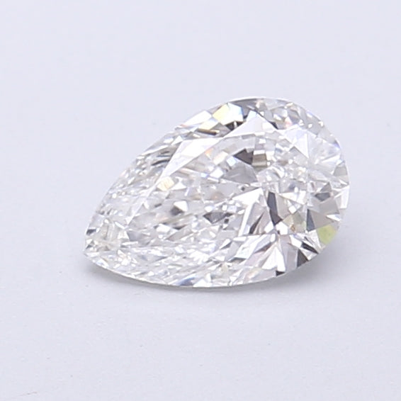 0.50 Carat Pear Shaped, Very Good Cut, D Color, VS2 Clarity, IGI Certified Lab Grown Diamond