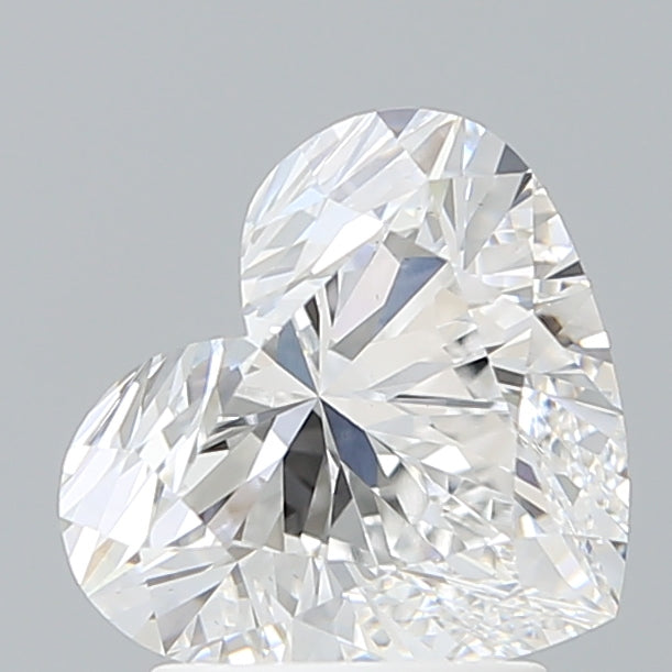 2.33 Carat Heart Shaped, Ideal Cut, E Color, VS1 Clarity, IGI Certified Lab Grown Diamond