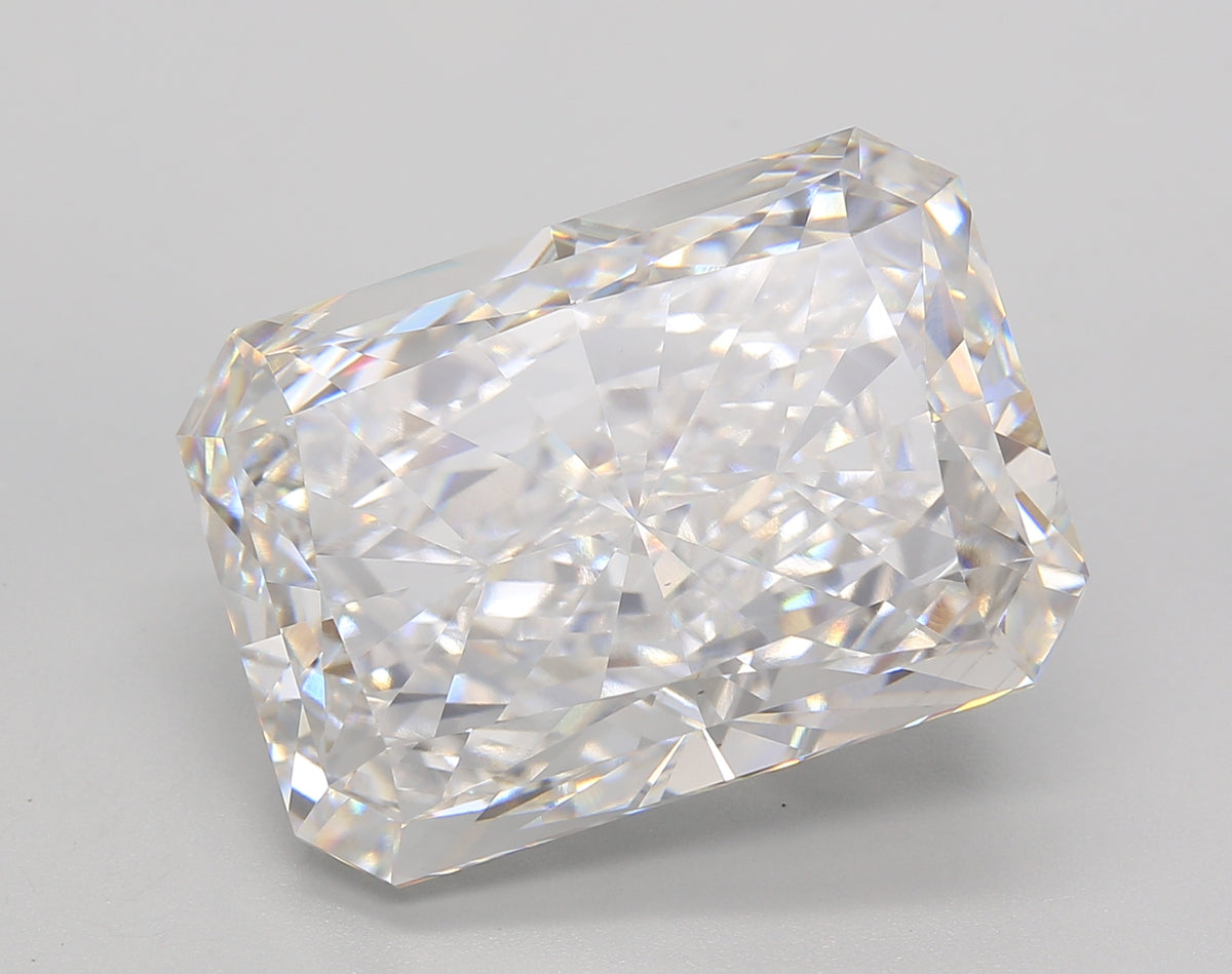 16.04 Carat Radiant Shaped, Ideal Cut, E Color, VS1 Clarity, IGI Certified Lab Grown Diamond