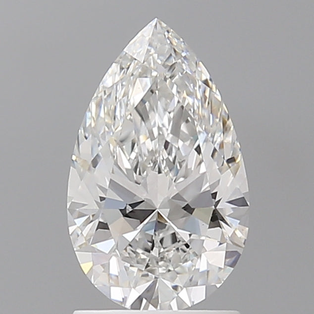 1.59 Carat Pear Shaped, Ideal Cut, E Color, VS1 Clarity, IGI Certified Lab Grown Diamond