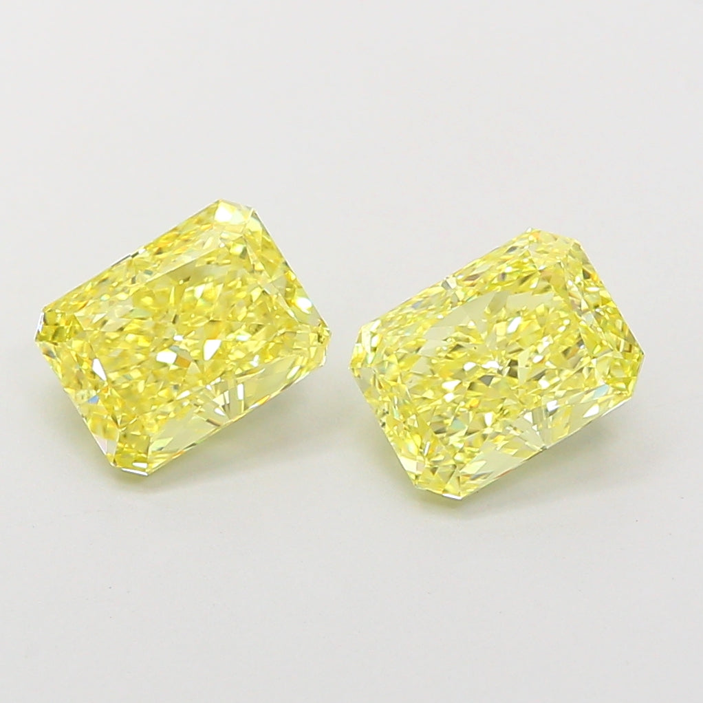 1.53 Carat Radiant Shaped, Excellent Cut, VVS2 Clarity, IGI Certified Lab Grown Diamond