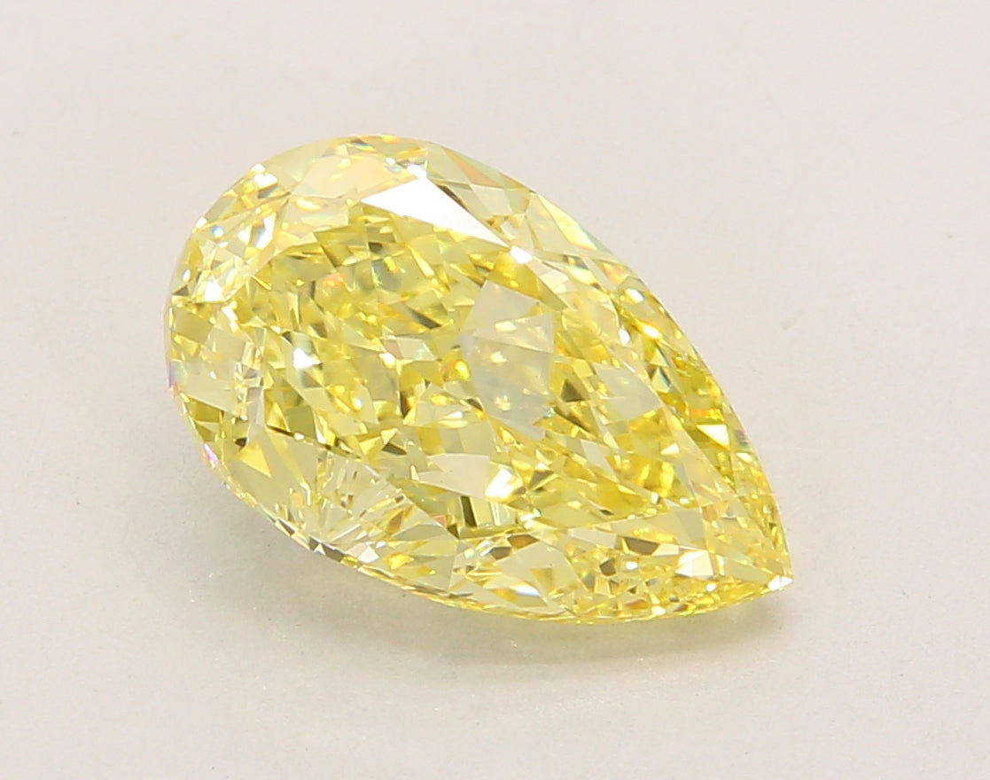 4.19 Carat Pear Shaped, Excellent Cut, VVS2 Clarity, IGI Certified Lab Grown Diamond