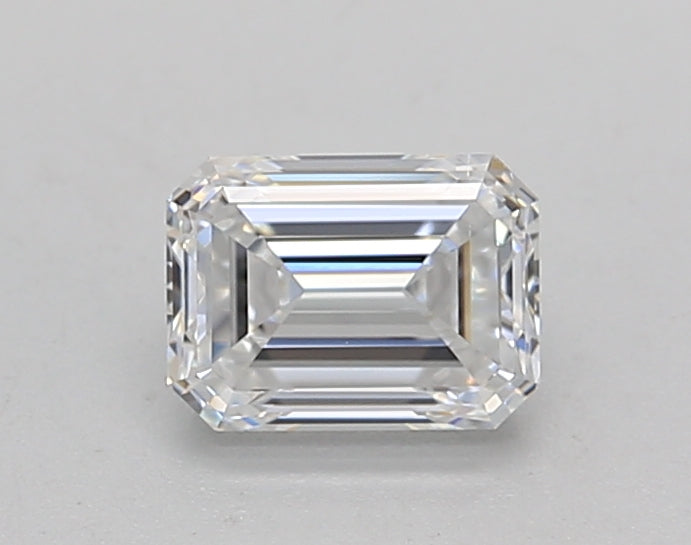 0.70 Carat Emerald Shaped, Excellent Cut, D Color, VS2 Clarity, IGI Certified Lab Grown Diamond