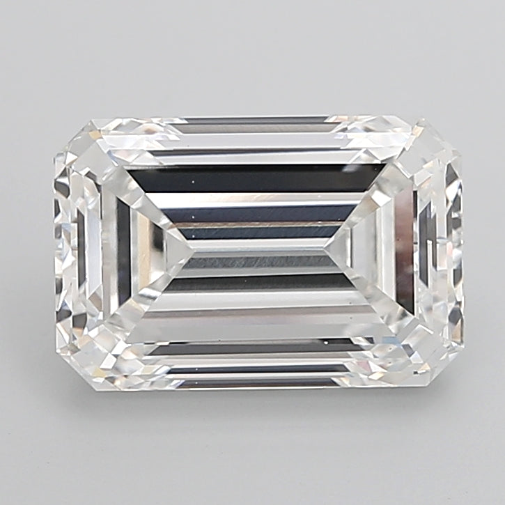 10.04 Carat Emerald Shaped, Ideal Cut, E Color, VS1 Clarity, IGI Certified Lab Grown Diamond