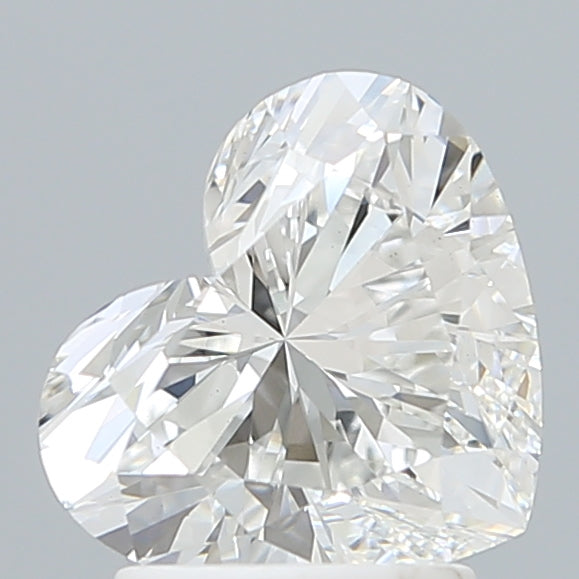 2.10 Carat Heart Shaped, Ideal Cut, E Color, VS1 Clarity, IGI Certified Lab Grown Diamond