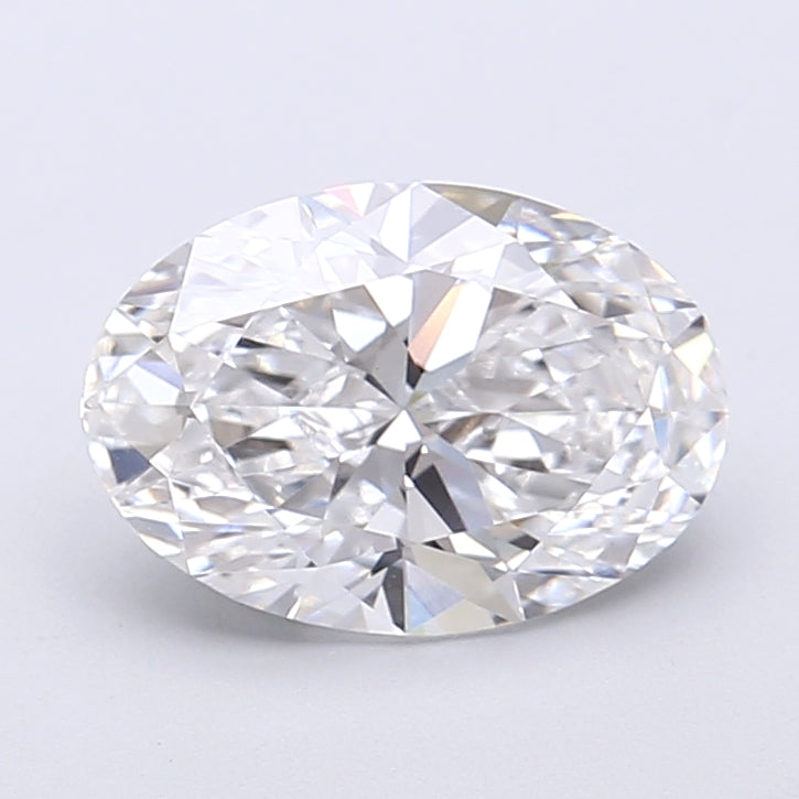 2.05 Carat Oval Shaped, Very Good Cut, D Color, VVS2 Clarity, IGI Certified Lab Grown Diamond