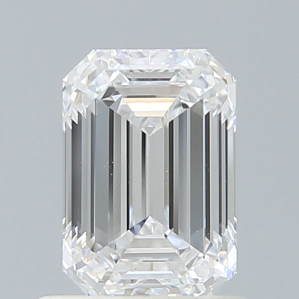 1.08 Carat Emerald Shaped, Ideal Cut, D Color, VS1 Clarity, IGI Certified Lab Grown Diamond