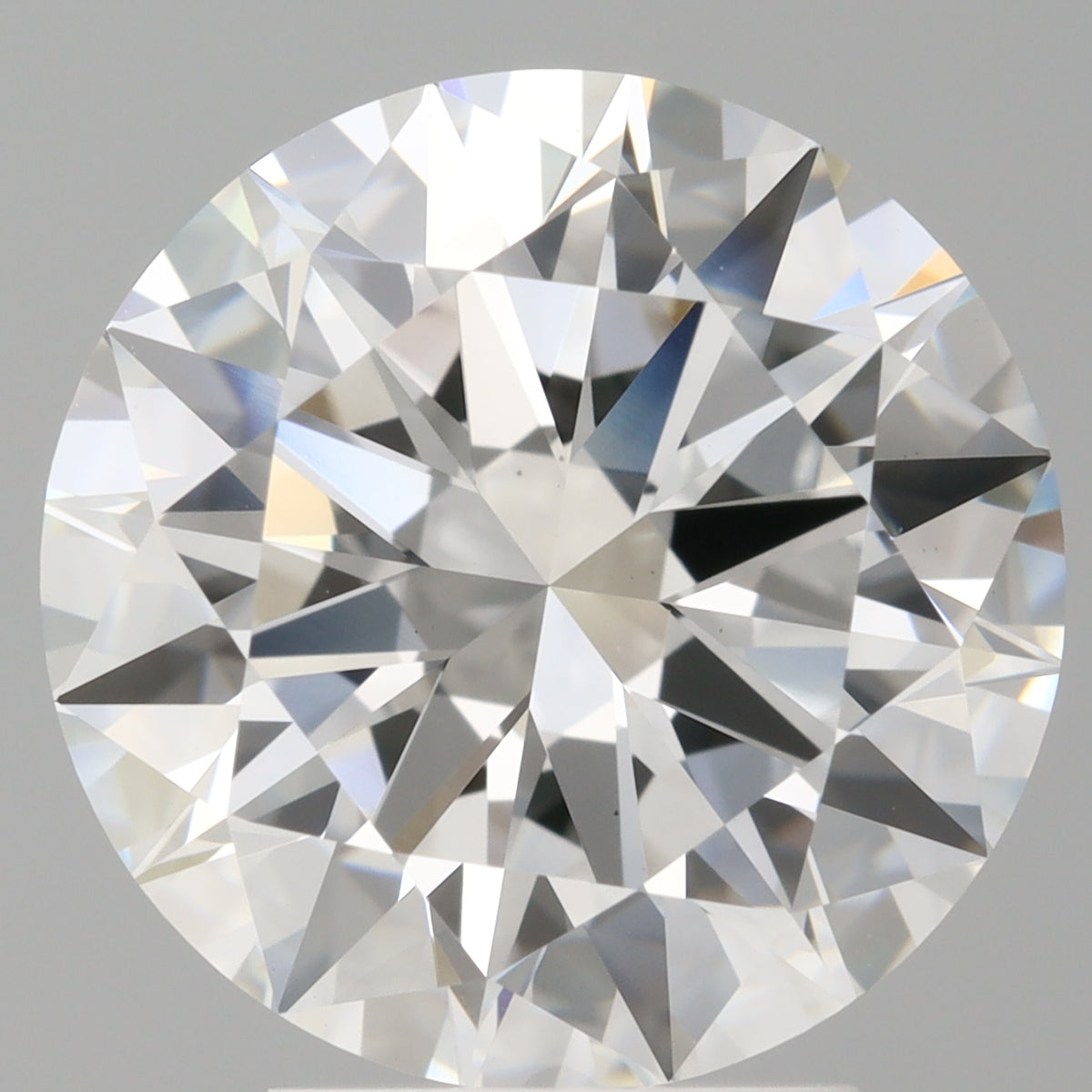 3.96 Carat Round Shaped, Excellent Cut, E Color, VS1 Clarity, IGI Certified Lab Grown Diamond