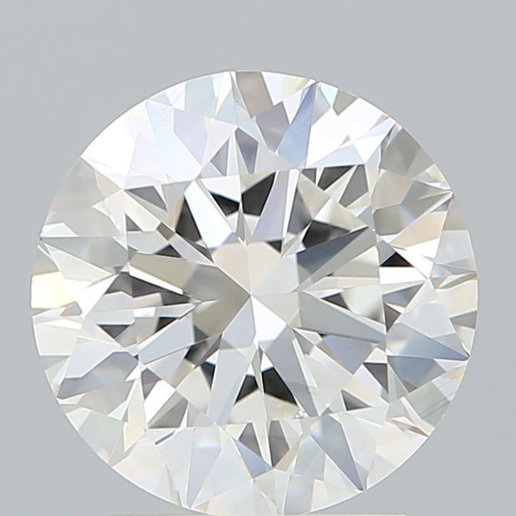 2.59 Carat Round Shaped, Ideal Cut, F Color, VS2 Clarity, IGI Certified Lab Grown Diamond