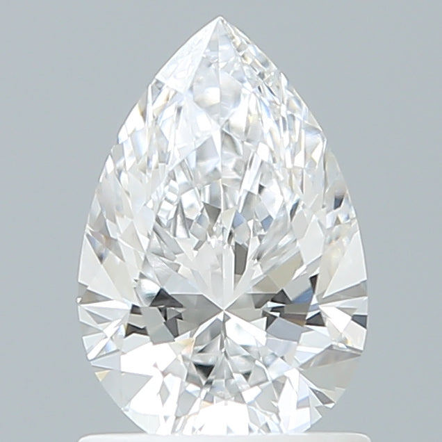 1.09 Carat Pear Shaped, Ideal Cut, D Color, VVS2 Clarity, IGI Certified Lab Grown Diamond