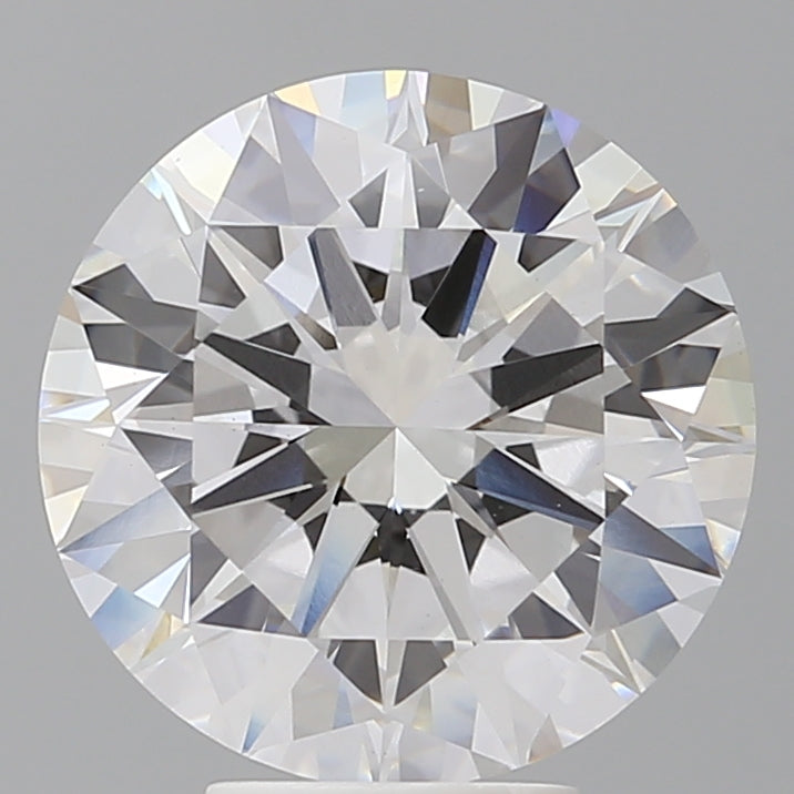 5.55 Carat Round Shaped, Excellent Cut, E Color, VS1 Clarity, IGI Certified Lab Grown Diamond