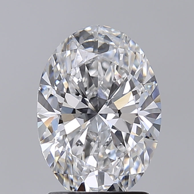 2.02 Carat Oval Shaped, Excellent Cut, D Color, VVS2 Clarity, IGI Certified Lab Grown Diamond
