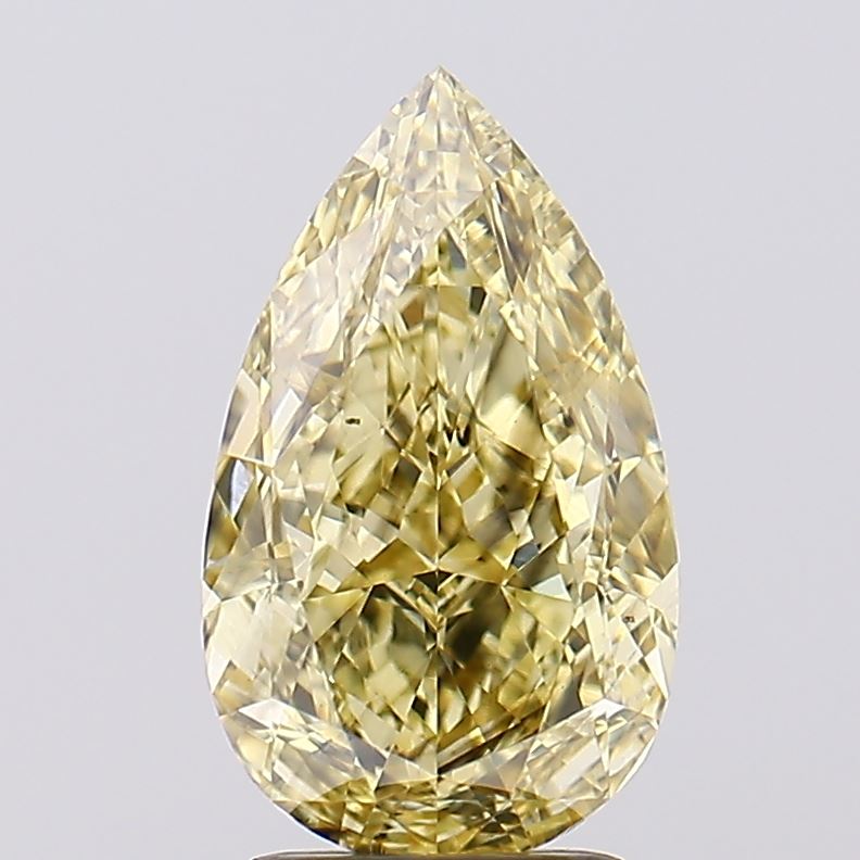 2.73 Carat Pear Shaped, Ideal Cut, VS2 Clarity, IGI Certified Lab Grown Diamond