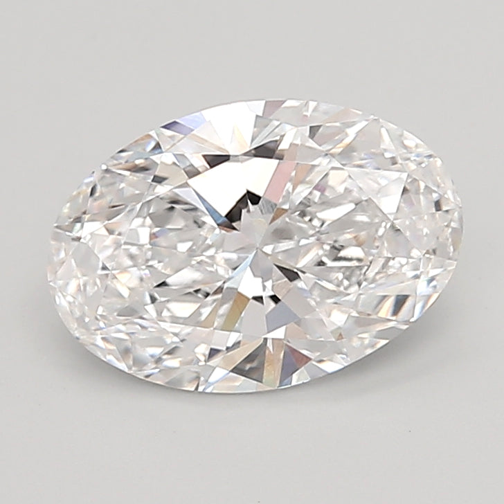 5.03 Carat Oval Shaped, Ideal Cut, D Color, VVS2 Clarity, IGI Certified Lab Grown Diamond