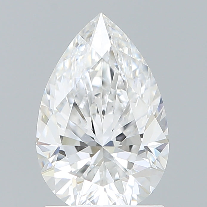 1.51 Carat Pear Shaped, Excellent Cut, D Color, VVS1 Clarity, IGI Certified Lab Grown Diamond
