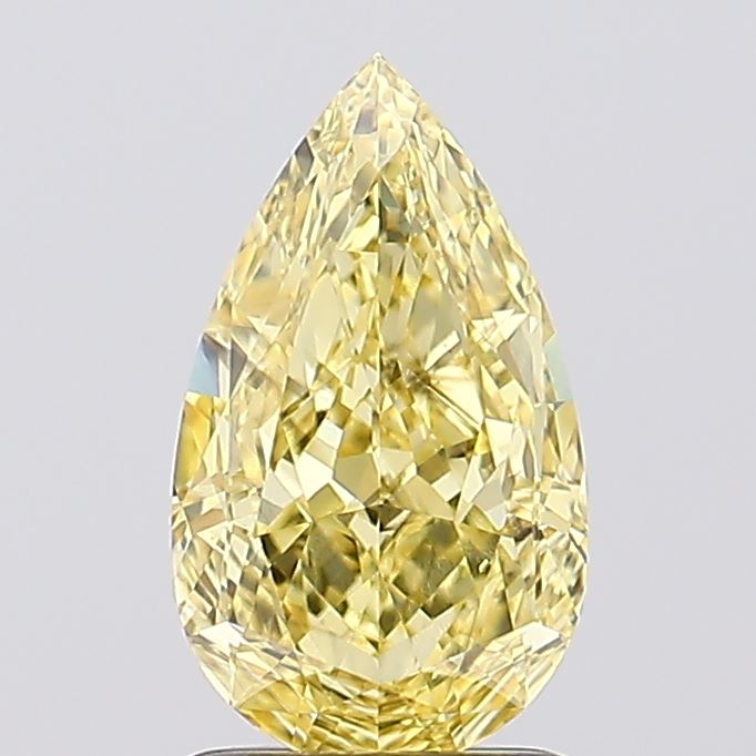 1.73 Carat Pear Shaped, Ideal Cut, VS1 Clarity, IGI Certified Lab Grown Diamond